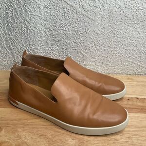 Vince women’s Tan Leather Vero Loafers sz 8.5
